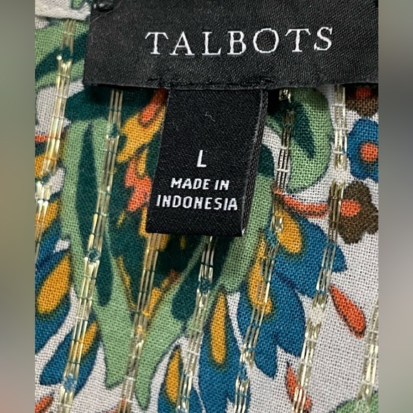 Jewel Green Blouse that Twinkles from Talbots - Picture 7 of 8